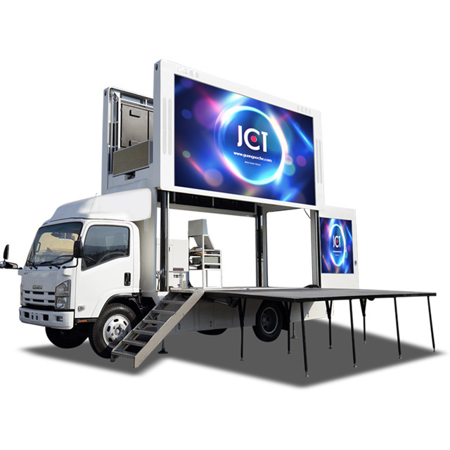 LED mobile truck advertising truck, led screen car advertising, full color truck led display