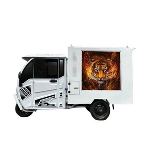 High Quality Flexibility Outdoor Advertising Digital Tricycle and 3 sides Full Color LED Screen Electric Vehicles.