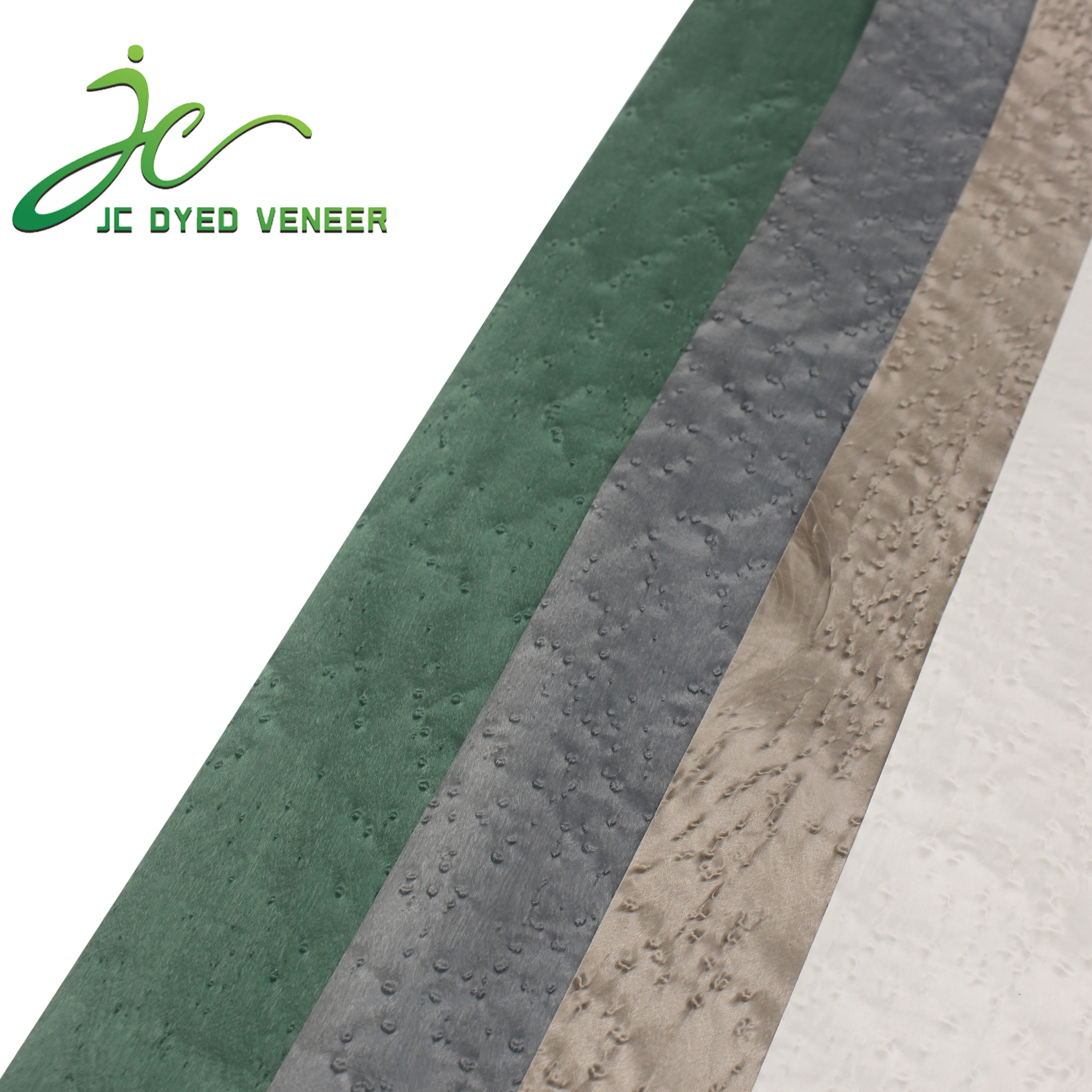 MBD-4  natural  dyed veneer    birdseye   Decoration  0.45MM natural wood dyed white   veneer