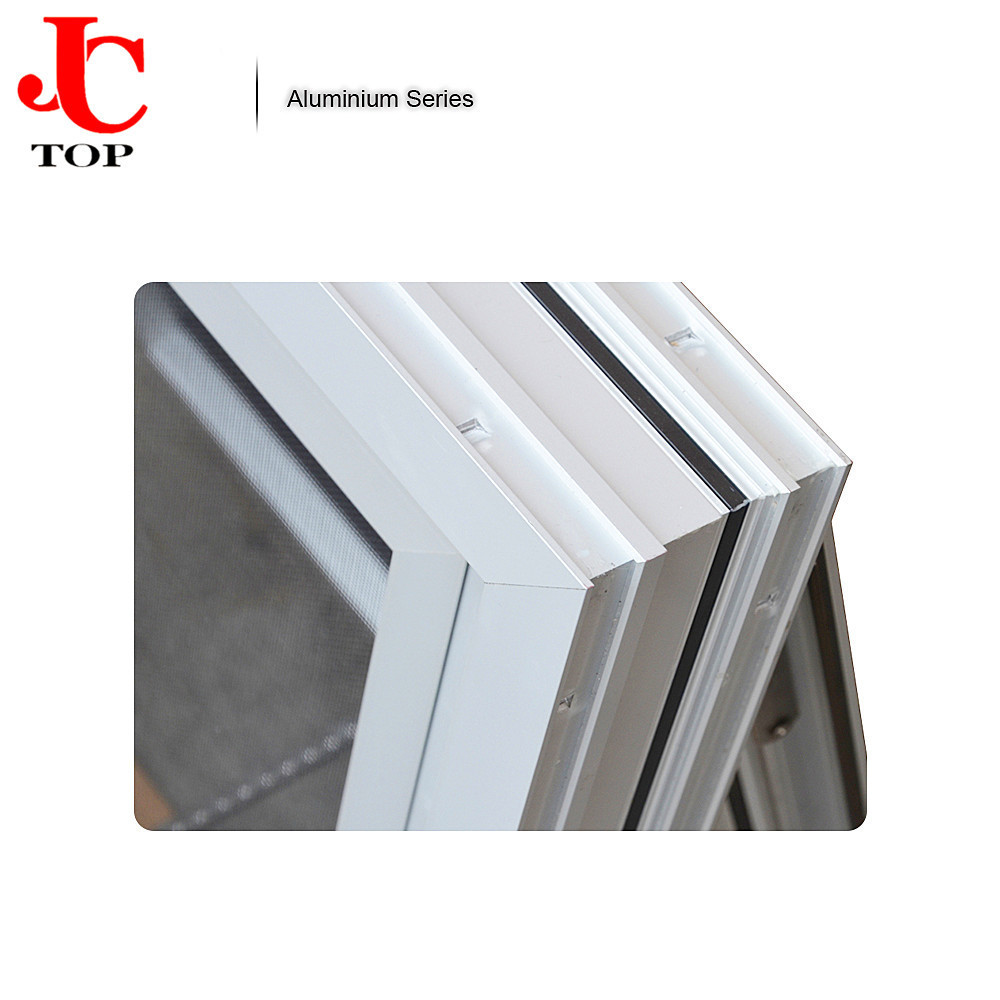 aluminium wood grain color awning windows and doors design