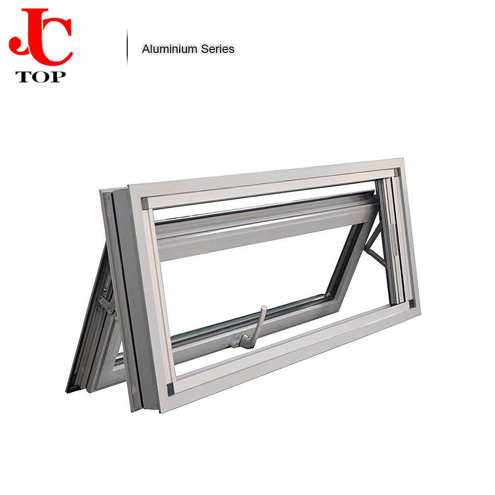 aluminium wood grain color awning windows and doors design