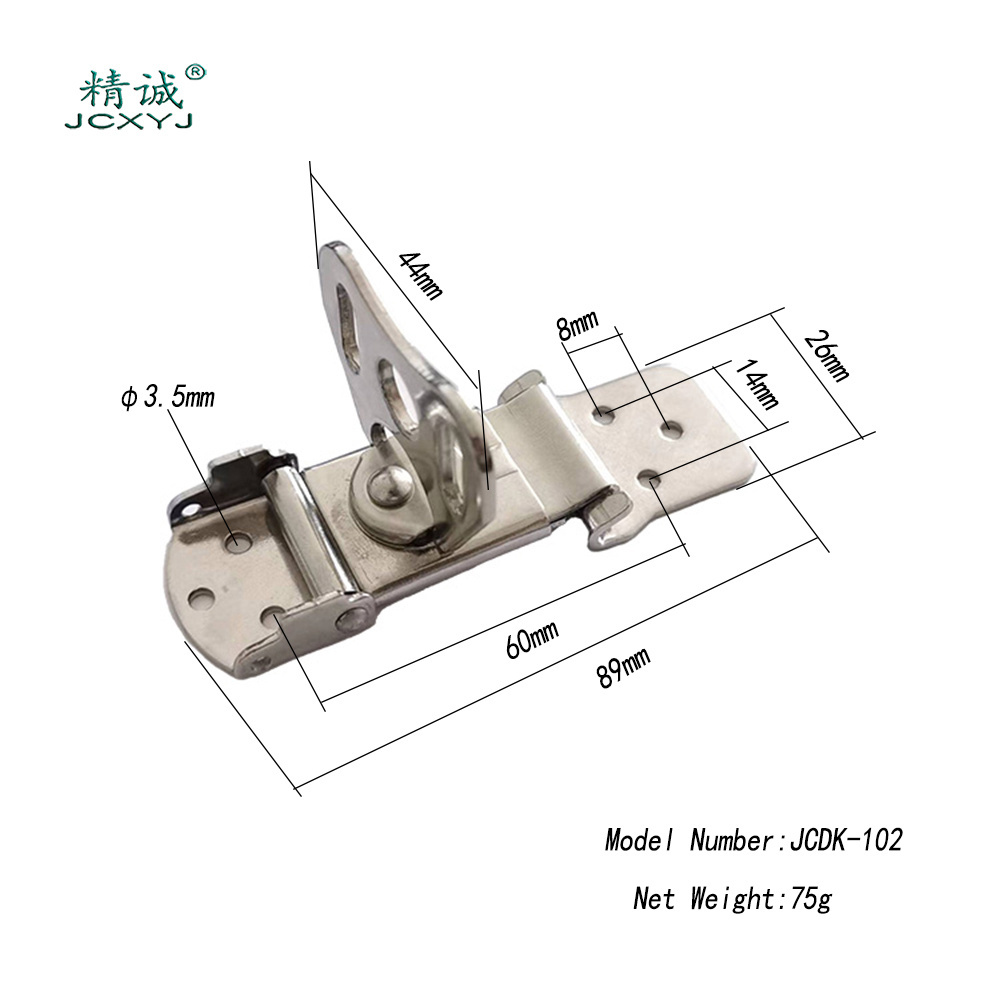 JCDK-102 Competitive Price Heavy Duty  Rotary Toggle stainless steel Butterfly Latch