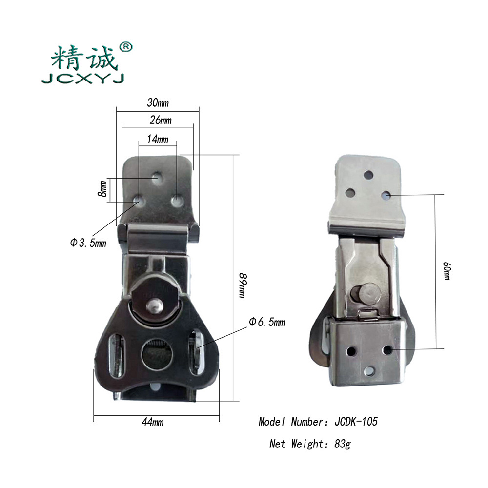 JCDK-105  Heavy Duty ss304  Butterfly Latch case latch lockable toggle latch