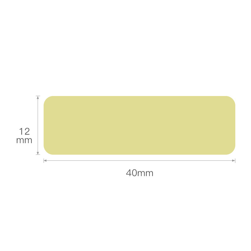 Niimbot Thermal self-adhesive blank label barcode code sticker labels colour 12*40mm-B