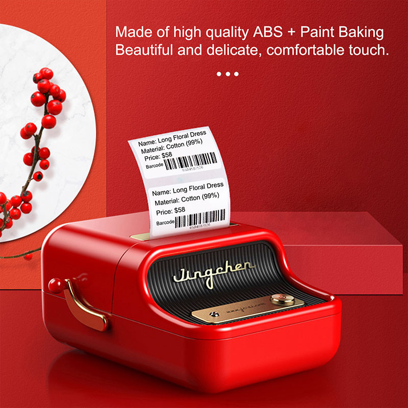 Niimbot/ jingchen B21 barcode qr code sticker label Portable printer jewelry thermal Sticker Mini barcode label printer