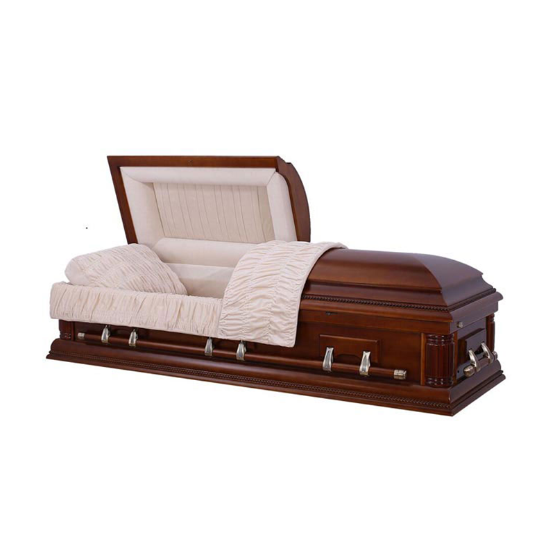 Competitive Germany Style Solid Wooden Coffin Wholesalers