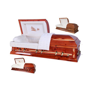 Italian Style Customized Carving Wooden Coffin