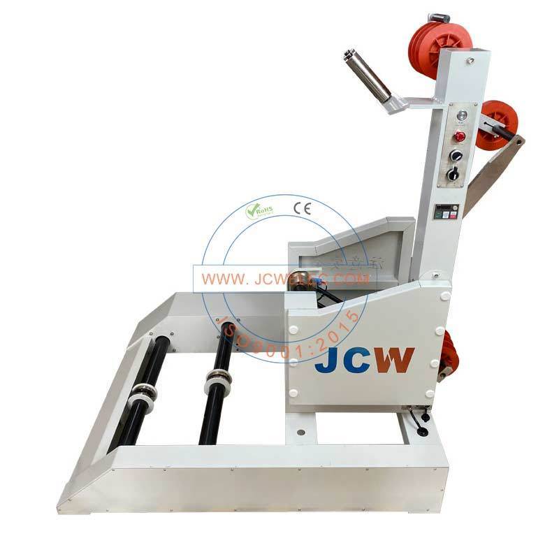 JCW-WP13 Metal wire winding and unwinding machine with tension control holder unwinder for wire