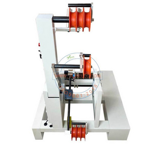 JCW-WP13 Metal wire winding and unwinding machine with tension control holder unwinder for wire