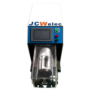 JCW-S600 Series thick coaxial cable strip semi automatic coax wire rotary peeling stripping machine