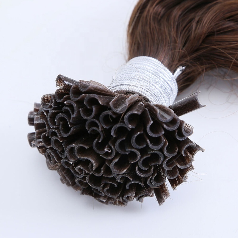 Factory Price Deep Wave Italian Keratin Bonds Nail U Tip Human Hair Extensions