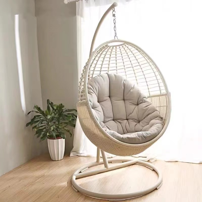 Nordic home indoor rocking chair balcony hanging chair swing Outdoor garden bird's nest cradle chair