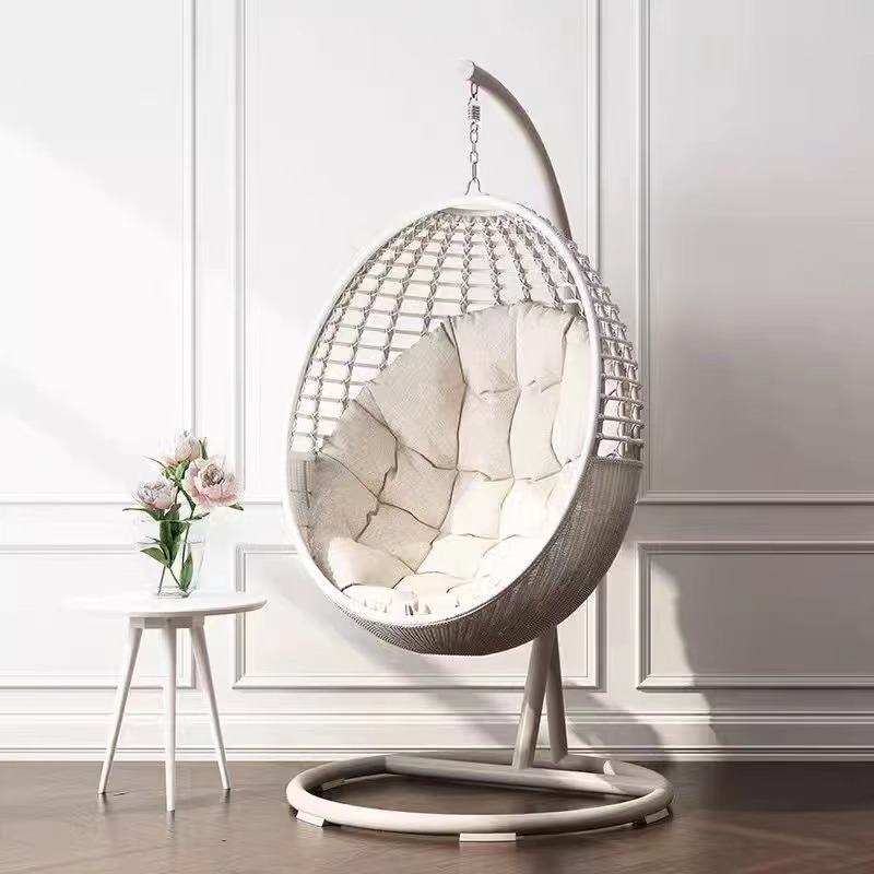 Nordic home indoor rocking chair balcony hanging chair swing Outdoor garden bird's nest cradle chair