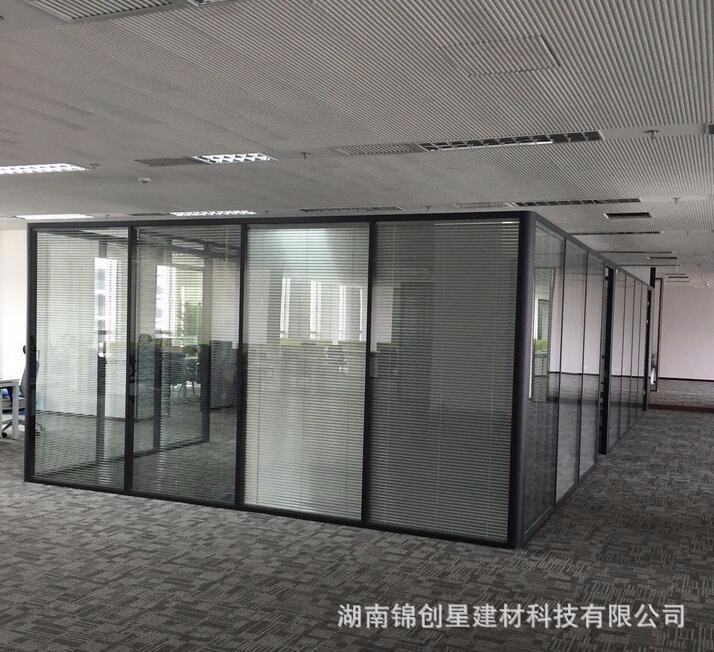 Wall Partition Room Divider Panel Tempered Frosted Frameless Office Glass Partitions Wall