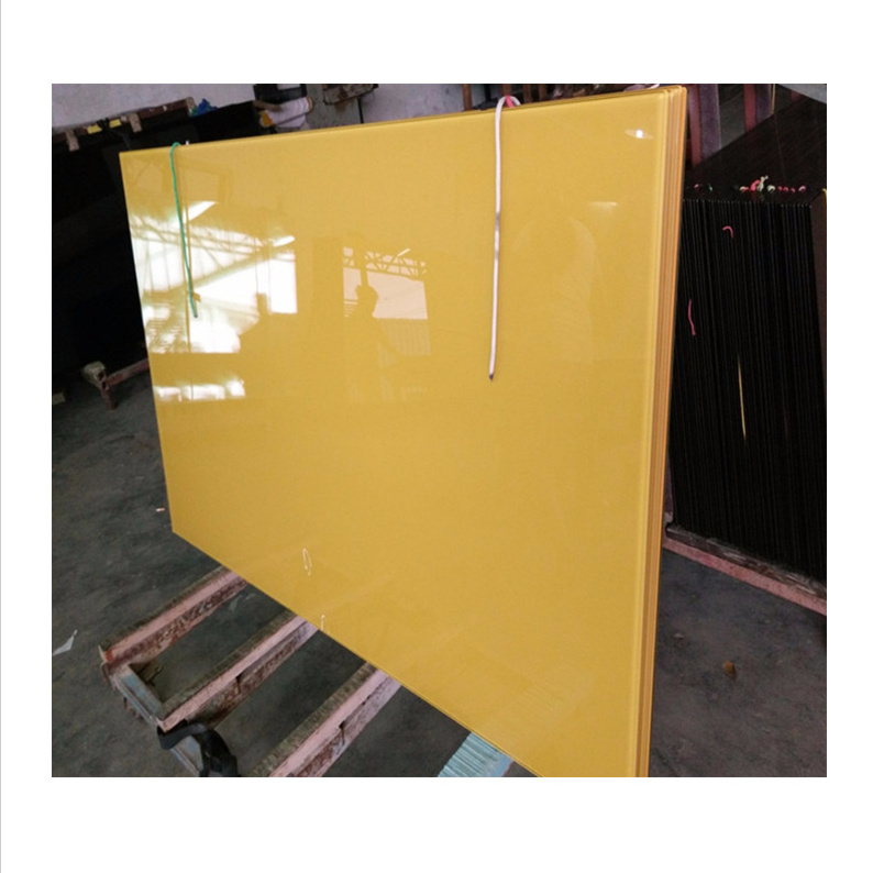 Colorful Glaze Painted Glass Baked and Tempered for Artistic Background Wall Gradient Glass with Excellent Decorative Features