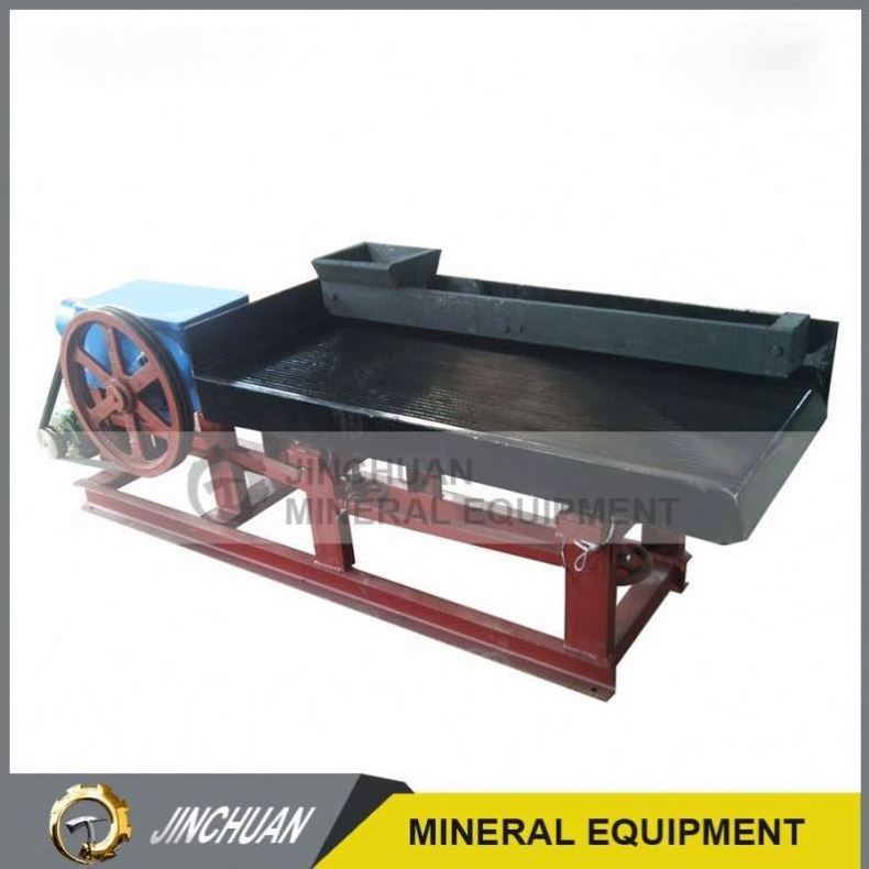 Small scale placer gold mining lab shaker table