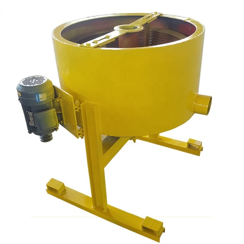 Simple vertical centrifuge for concentrate and refining gold