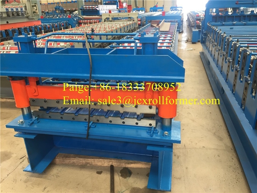 Export to Australia metal fence steel corrugated fence panel roll forming machine