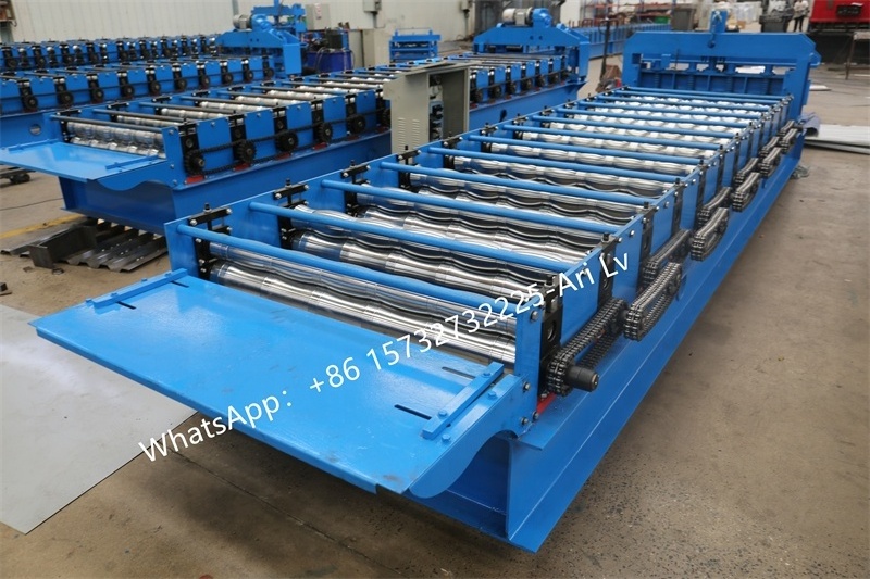 Double Layer Galvanized Glazed Tile Roll Forming Machine Roofing Panel Making Machine