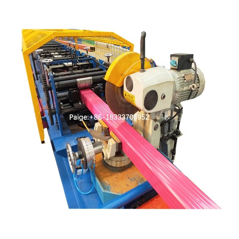 JCX 3' 4' pipe descent aluminium steel gutter square pipe roll forming machine