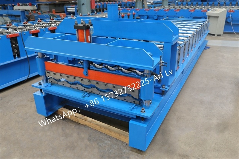 Double Layer Galvanized Glazed Tile Roll Forming Machine Roofing Panel Making Machine