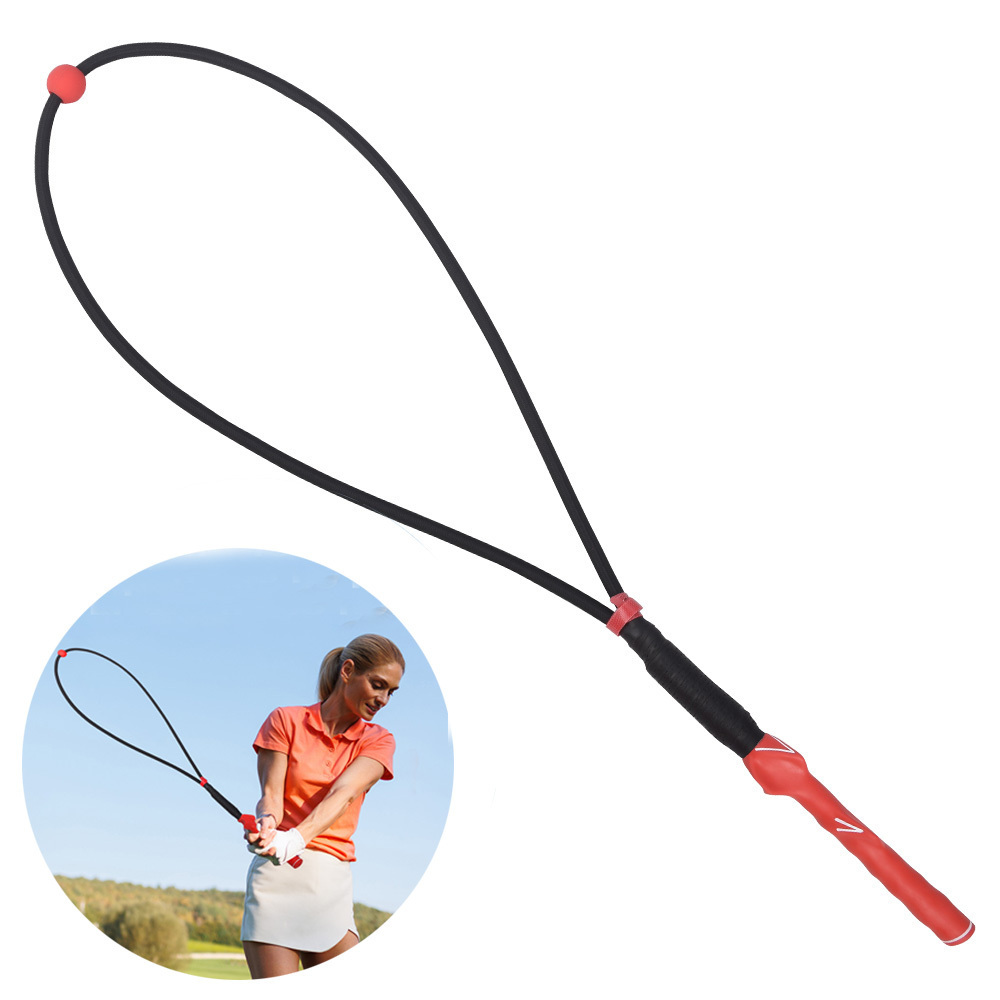 Golf Swing Training Rope With Training Grip Golf Correction Swing Trainer Posture Grip