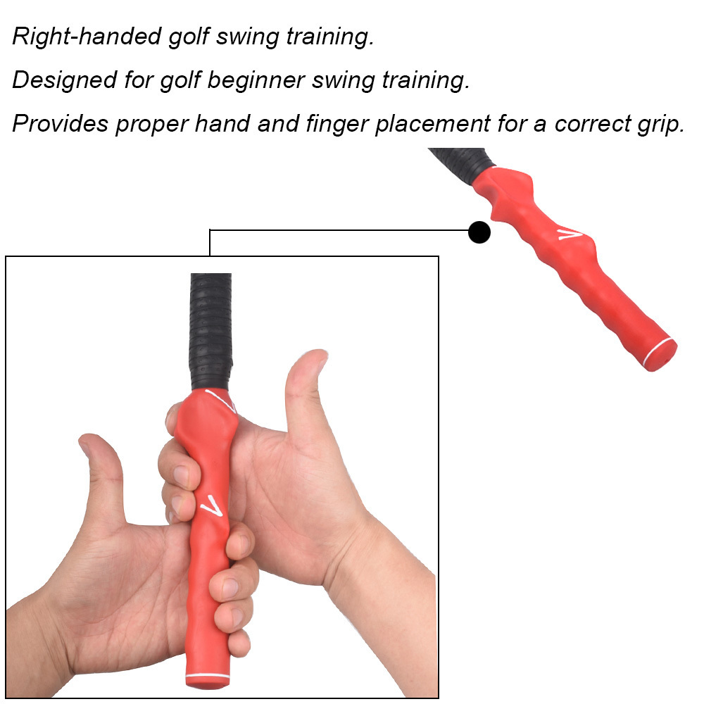 Golf Swing Training Rope With Training Grip Golf Correction Swing Trainer Posture Grip