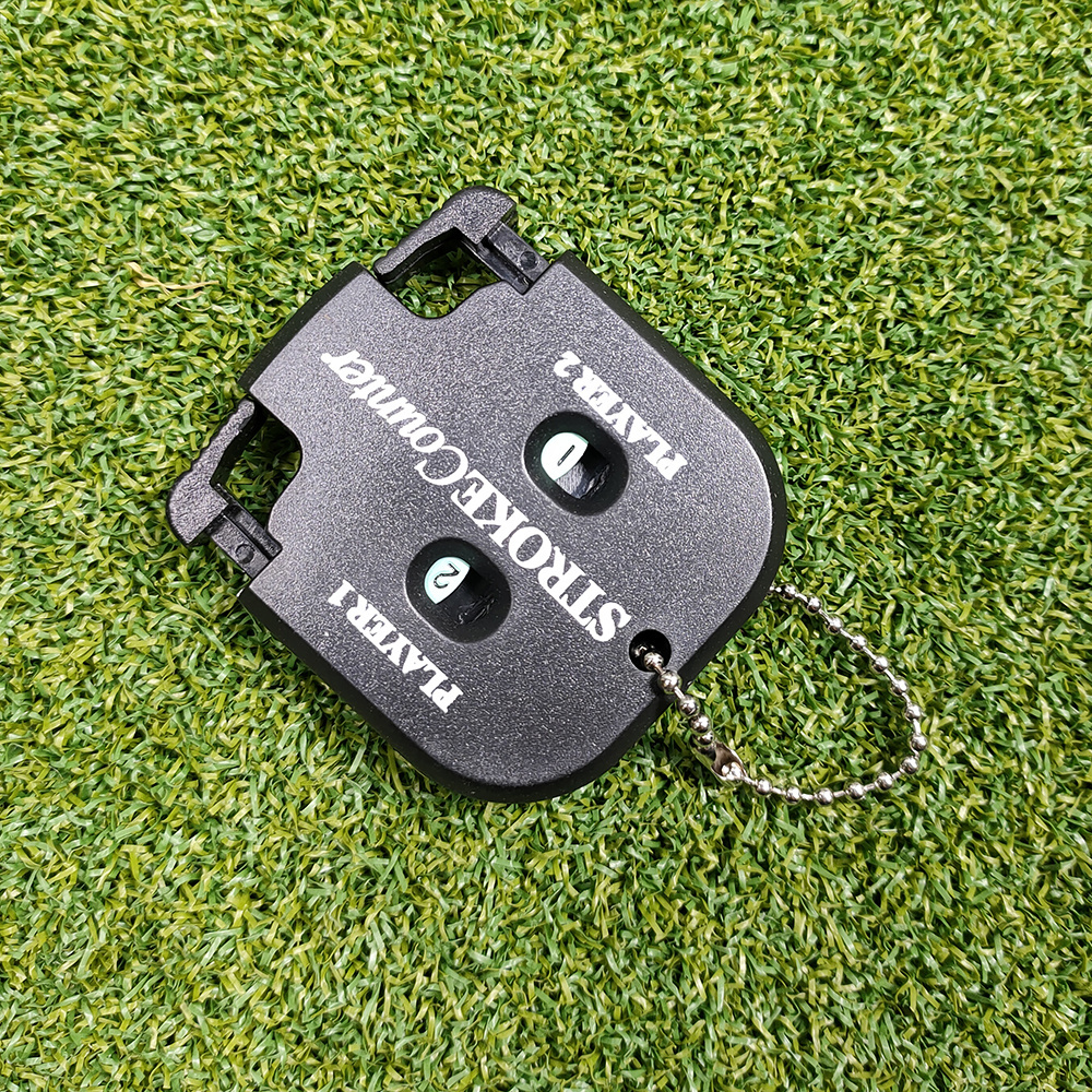 Mini Handy Two Digits Golf Square Score counter Golf Score Shot Stroke Counter Golf  Scoring Keeper With Key Chain