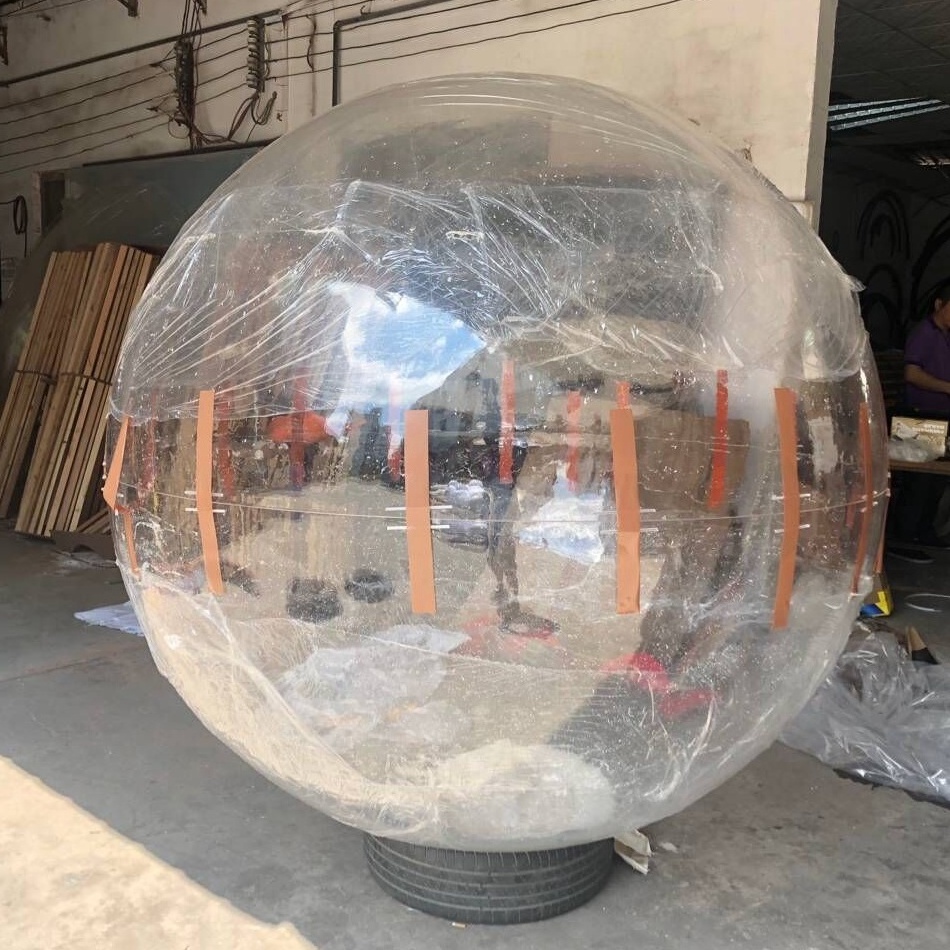 3 Meters Clear Acrylic Ball, Large Acrylic Plastic Sphere, Oversize Christmas Ball Production Manufacturer