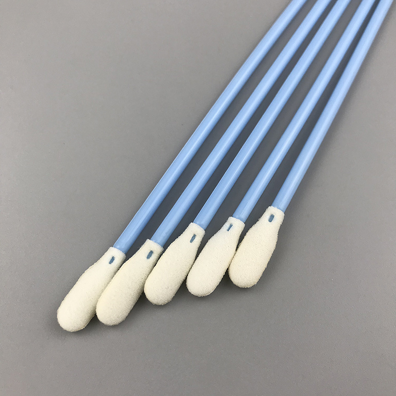 GI Industrial Swab Supplier Lint Free Polypropylene Car Tip Clean Room Foam Stick Small Pointed Tips Cleaning Swabs