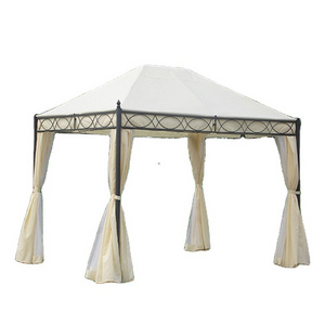 2021 Wholesale 3*4 metal garden tent rome gazebo pavilion custom open roof gazebo outdoor waterproof