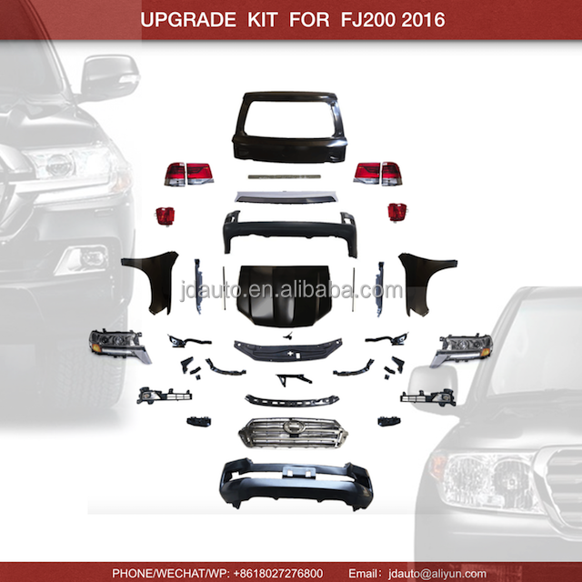 JD AUTO Complete Upgrade Body Kit for Land Cruiser 200 FJ200 LC200 2016