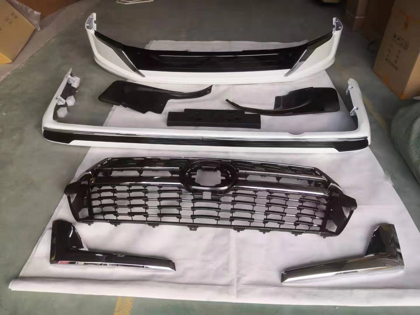 JD AUTO 2021 bumper kit body kit for Land Cruiser FJ200 LC200 2021 2022