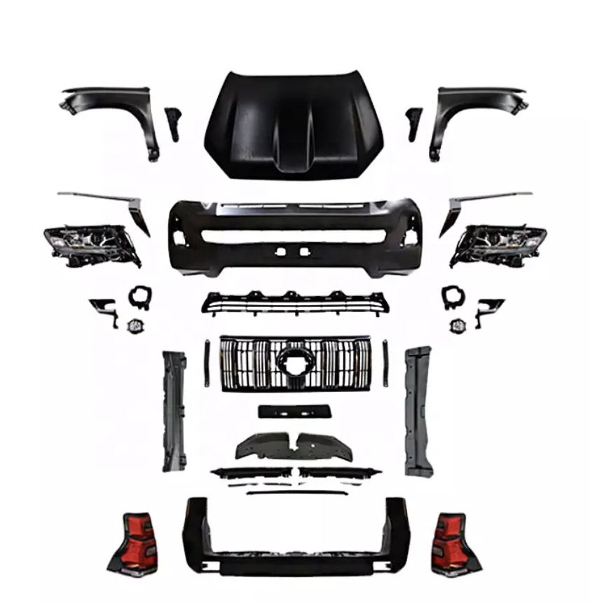 JD AUTO Complete fj150 Facelift Upgrade kit bumper kit Body Kit for Land Cruiser Prado 2018 2020 2022