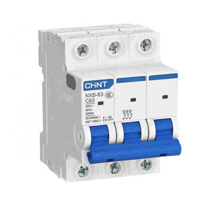 Chint air switch small circuit breaker NXB-63a household air switch 1234p air conditioning main switch 16a32a100a