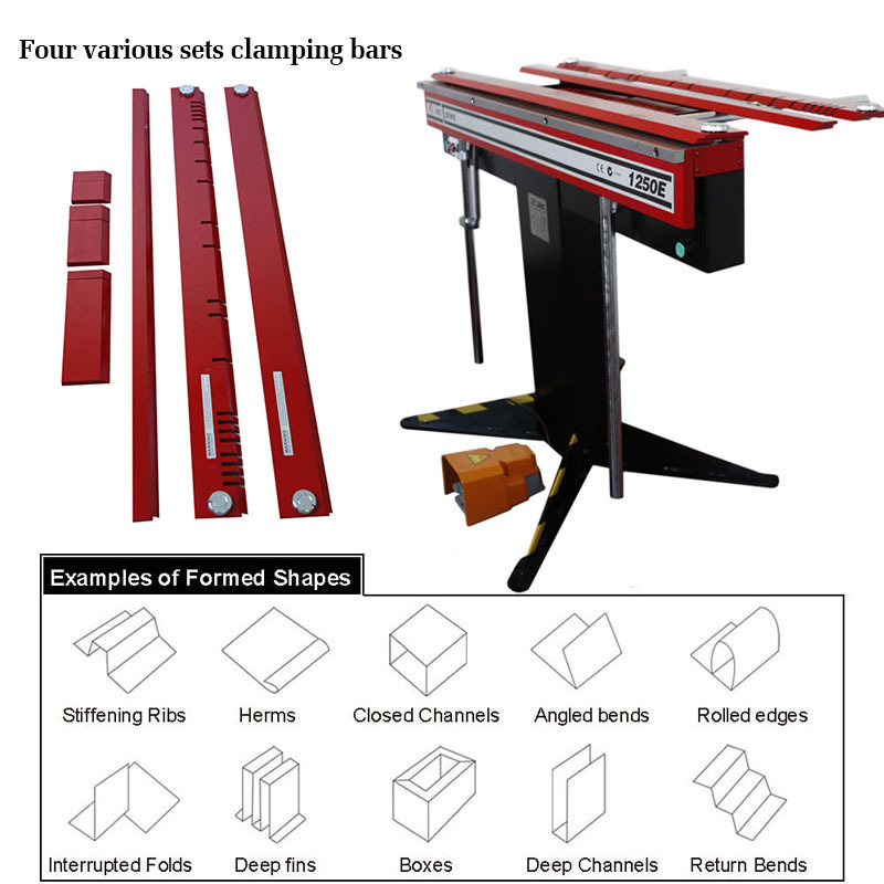 Sheet Metal Hand Brake straight bending and Box Pan brake