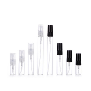 Small Sample Perfume Bottle 2ml 3ml 5ml 10ml Mini Empty Clear Spray Bottle Glass Tube Perfume Atomizer Tester Oil Packaging