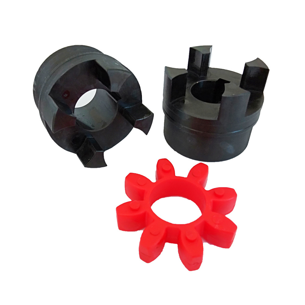 Metal star Type LX/XL Rubber Flexible Shaft Jaw Spider flexible ruber coupling For packaging machinery