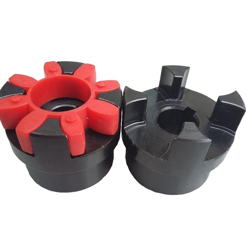 XL star type flexible mechanical jaw clamping shaft coupling for machinery