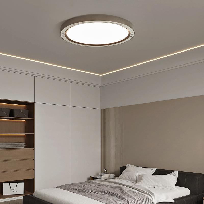 Indoor Simple Design Living Room Bedroom Ceiling Lamp Modern Aluminum Acrylic Round Smart Led Ceiling Lights