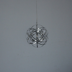 D30cm 18 bulbs LED Star Hanging Light Fixture Dia.30 Large Fireworks Ball pendant light Warm White Ball Shape Lighting