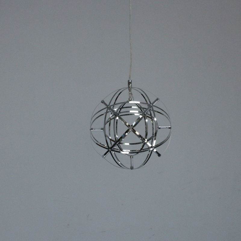 D30cm 18 bulbs LED Star Hanging Light Fixture Dia.30 Large Fireworks Ball pendant light Warm White Ball Shape Lighting