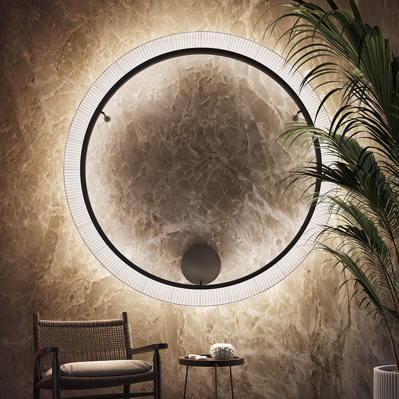 High Quality Home Bedroom Bedside Decorative Wall Light Indoor Modern Simple Round Shape Led Ceiling Mounted Light