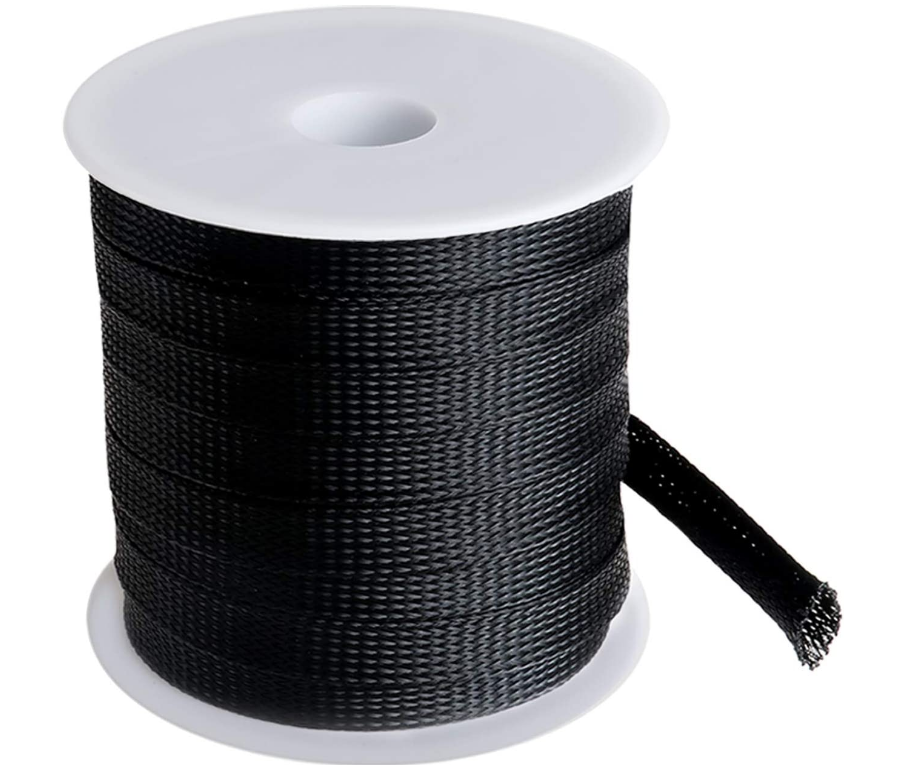 Braided sleeving JDD high flame-retardant expandable cable sleeve diameter 3mm to 76mm wire sleeve supplier