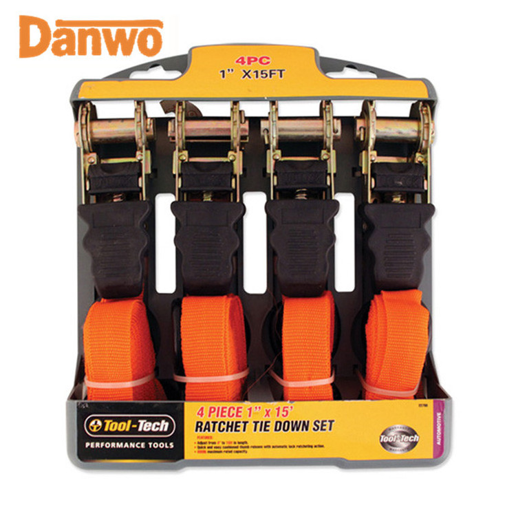 Custom Logo Cam Buckle Strap: Durable Cargo Lashing Belt for Secure Transport Tie-Down