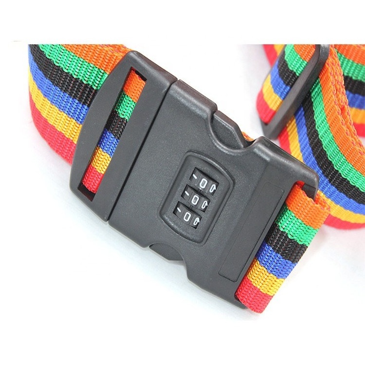 Combination Nylon Luggage Strap Adjustable Password Lock  Secure your Luggage safty