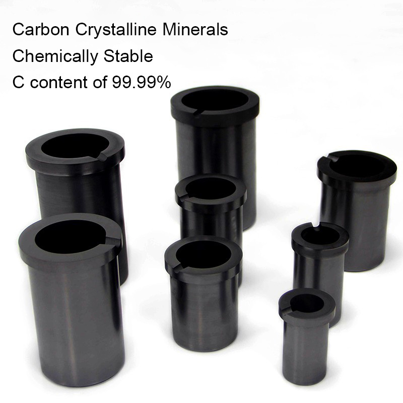 1 to 30kg Graphite Melting Crucible With Ceramic sleeve Set