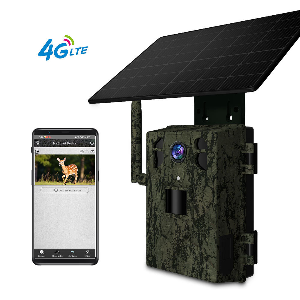 JerderFo H6 H2 Ucon Cell Cellular 4G LTE Deer Live stream Trail Camera Hunting Camera 4G Camera wildlife 940 No Glow Solar Panel