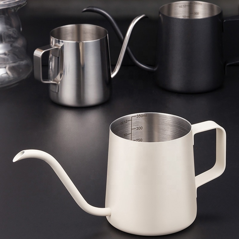 250ml 350ml Coffee Pot Stainless Steel Coffee Maker Drip Tea Pot Pour Over Espresso Coffee Kettle