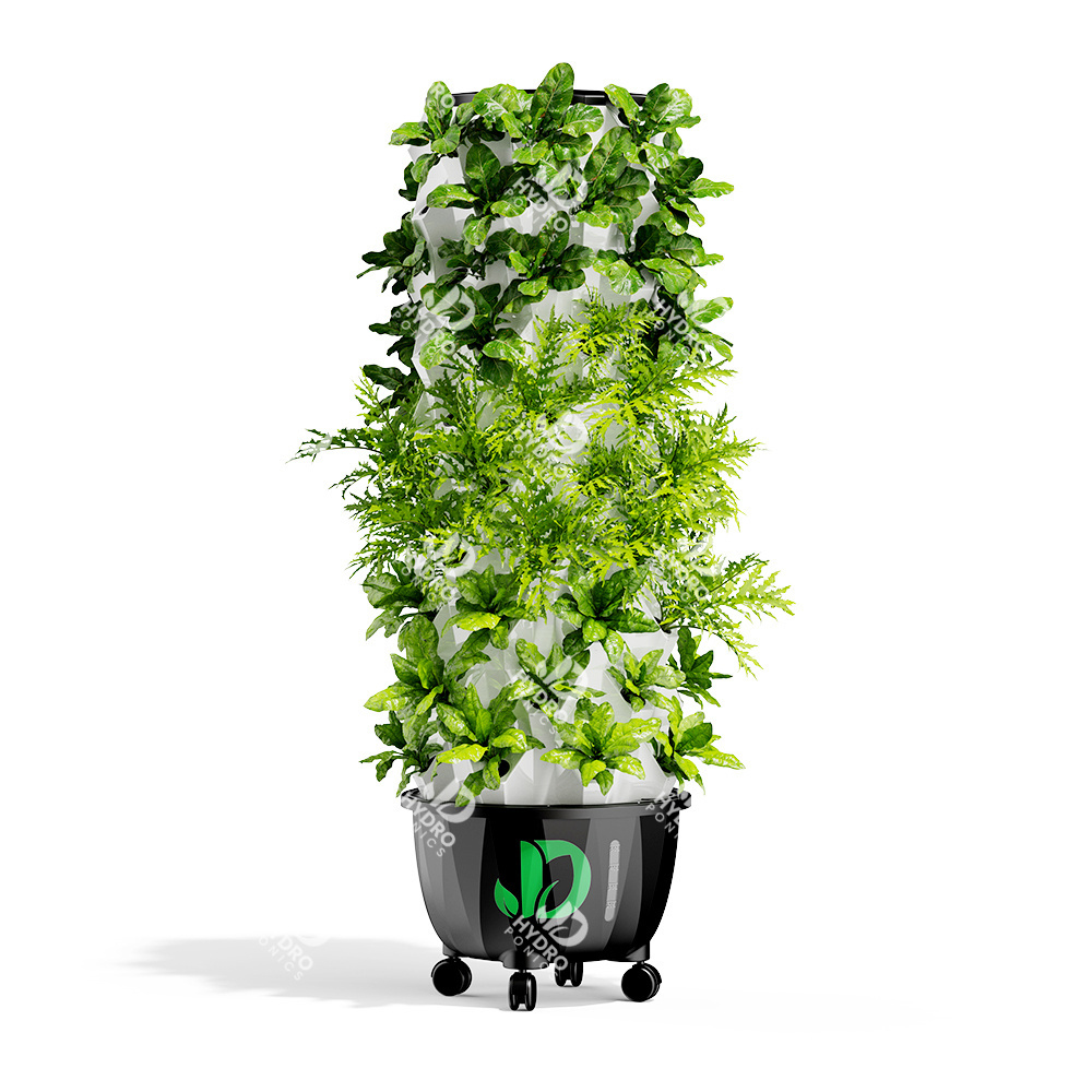 Vertical Growing Irrigation Farming Aeroponics Commercial Stackable Hydroponic Tower Garden Vertical Hydroponic System